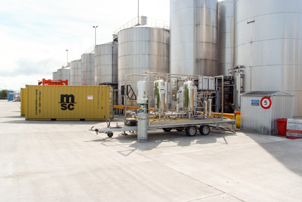 MemStar Sterile Filtration Unit on Location in Marlborough